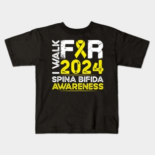 Spina Bifida Awareness 2024 Walk Kids T-Shirt